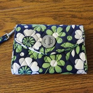 Vera Bradley turnlock wristlet
